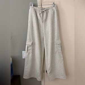 SHEIN Light Gray Cargo Joggers